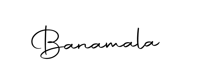 You should practise on your own different ways (Autography-DOLnW) to write your name (Banamala) in signature. don't let someone else do it for you. Banamala signature style 10 images and pictures png