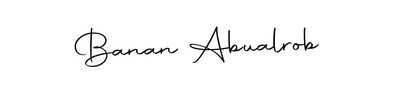 Make a short Banan Abualrob signature style. Manage your documents anywhere anytime using Autography-DOLnW. Create and add eSignatures, submit forms, share and send files easily. Banan Abualrob signature style 10 images and pictures png
