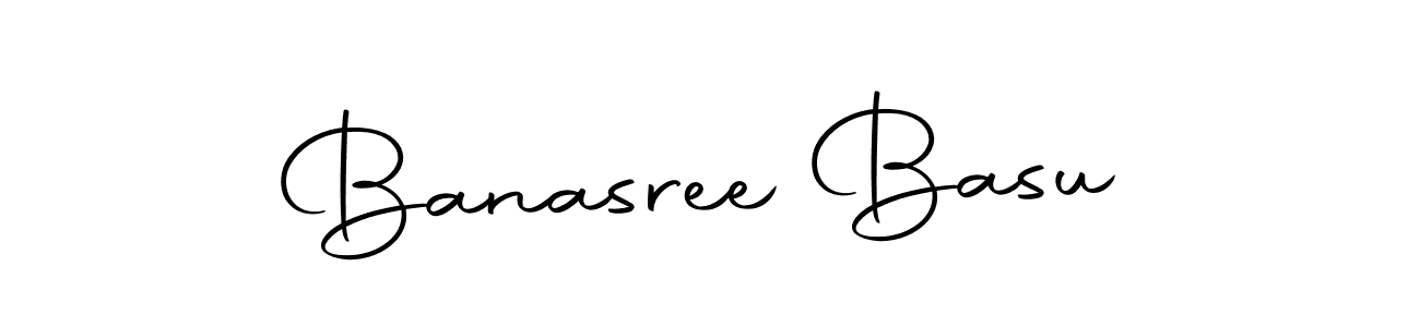 Create a beautiful signature design for name Banasree Basu. With this signature (Autography-DOLnW) fonts, you can make a handwritten signature for free. Banasree Basu signature style 10 images and pictures png