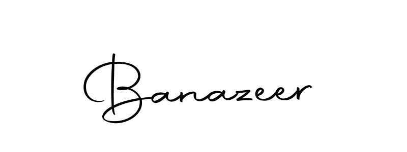 How to make Banazeer signature? Autography-DOLnW is a professional autograph style. Create handwritten signature for Banazeer name. Banazeer signature style 10 images and pictures png