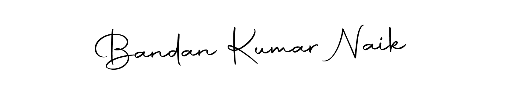 The best way (Autography-DOLnW) to make a short signature is to pick only two or three words in your name. The name Bandan Kumar Naik include a total of six letters. For converting this name. Bandan Kumar Naik signature style 10 images and pictures png