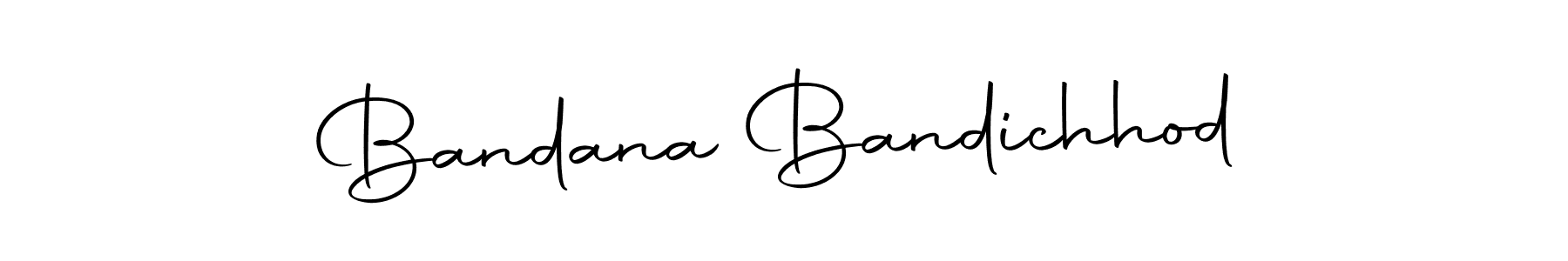 Bandana Bandichhod stylish signature style. Best Handwritten Sign (Autography-DOLnW) for my name. Handwritten Signature Collection Ideas for my name Bandana Bandichhod. Bandana Bandichhod signature style 10 images and pictures png