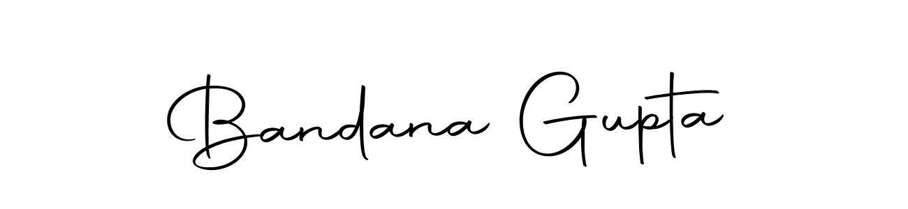 Make a short Bandana Gupta signature style. Manage your documents anywhere anytime using Autography-DOLnW. Create and add eSignatures, submit forms, share and send files easily. Bandana Gupta signature style 10 images and pictures png