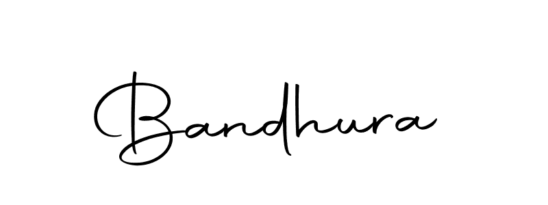 Bandhura stylish signature style. Best Handwritten Sign (Autography-DOLnW) for my name. Handwritten Signature Collection Ideas for my name Bandhura. Bandhura signature style 10 images and pictures png