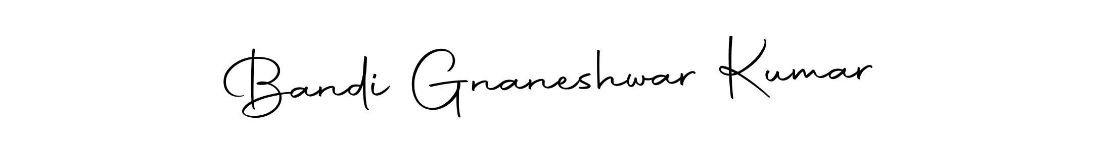 Make a beautiful signature design for name Bandi Gnaneshwar Kumar. Use this online signature maker to create a handwritten signature for free. Bandi Gnaneshwar Kumar signature style 10 images and pictures png