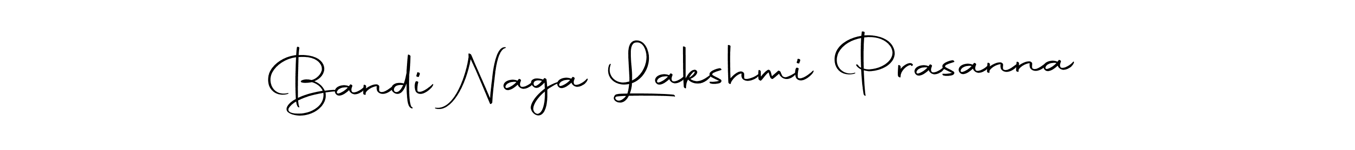 Create a beautiful signature design for name Bandi Naga Lakshmi Prasanna. With this signature (Autography-DOLnW) fonts, you can make a handwritten signature for free. Bandi Naga Lakshmi Prasanna signature style 10 images and pictures png