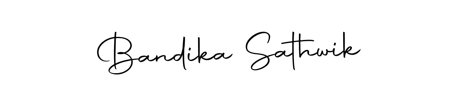 Here are the top 10 professional signature styles for the name Bandika Sathwik. These are the best autograph styles you can use for your name. Bandika Sathwik signature style 10 images and pictures png