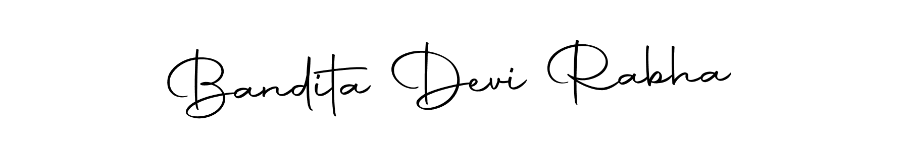 Design your own signature with our free online signature maker. With this signature software, you can create a handwritten (Autography-DOLnW) signature for name Bandita Devi Rabha. Bandita Devi Rabha signature style 10 images and pictures png