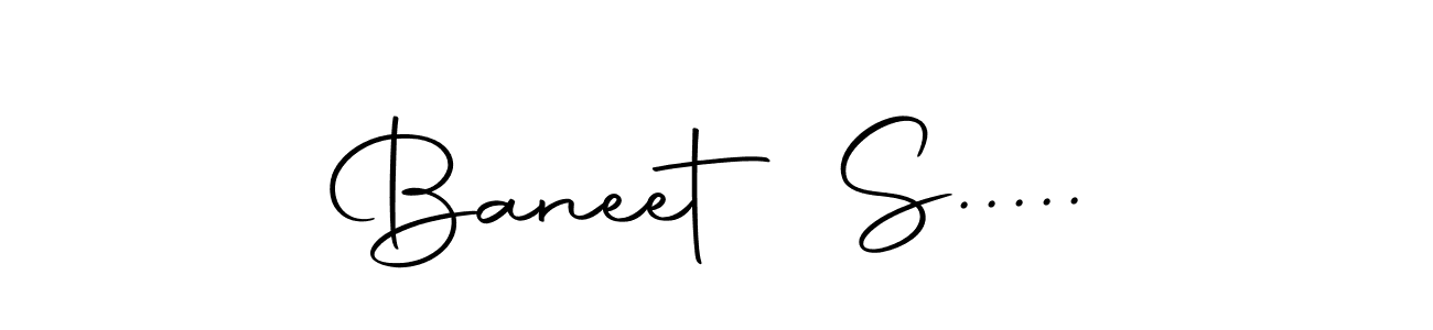 Also You can easily find your signature by using the search form. We will create Baneet S..... name handwritten signature images for you free of cost using Autography-DOLnW sign style. Baneet S..... signature style 10 images and pictures png