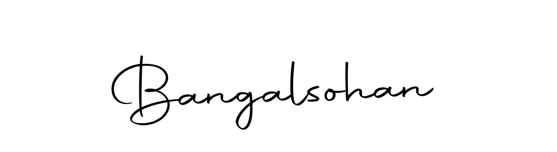 Bangalsohan stylish signature style. Best Handwritten Sign (Autography-DOLnW) for my name. Handwritten Signature Collection Ideas for my name Bangalsohan. Bangalsohan signature style 10 images and pictures png