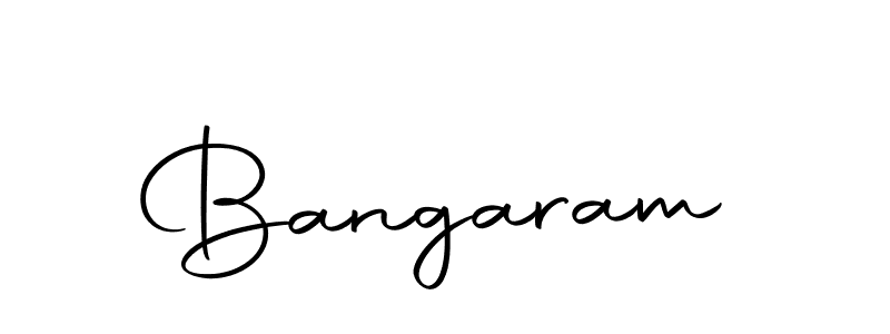 Design your own signature with our free online signature maker. With this signature software, you can create a handwritten (Autography-DOLnW) signature for name Bangaram. Bangaram signature style 10 images and pictures png