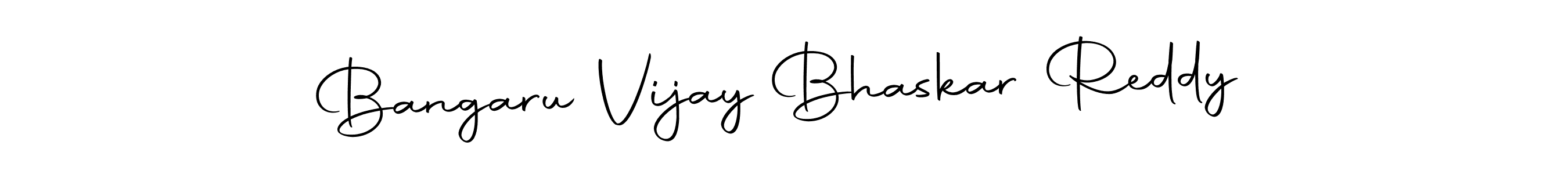 Make a beautiful signature design for name Bangaru Vijay Bhaskar Reddy. Use this online signature maker to create a handwritten signature for free. Bangaru Vijay Bhaskar Reddy signature style 10 images and pictures png