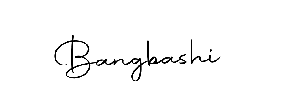 Make a beautiful signature design for name Bangbashi. With this signature (Autography-DOLnW) style, you can create a handwritten signature for free. Bangbashi signature style 10 images and pictures png