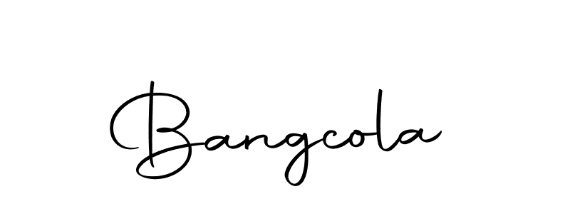 How to make Bangcola signature? Autography-DOLnW is a professional autograph style. Create handwritten signature for Bangcola name. Bangcola signature style 10 images and pictures png