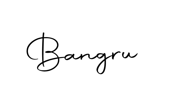 Here are the top 10 professional signature styles for the name Bangru. These are the best autograph styles you can use for your name. Bangru signature style 10 images and pictures png