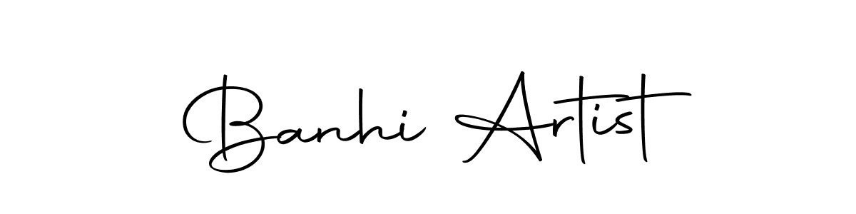 Make a beautiful signature design for name Banhi Artist. With this signature (Autography-DOLnW) style, you can create a handwritten signature for free. Banhi Artist signature style 10 images and pictures png