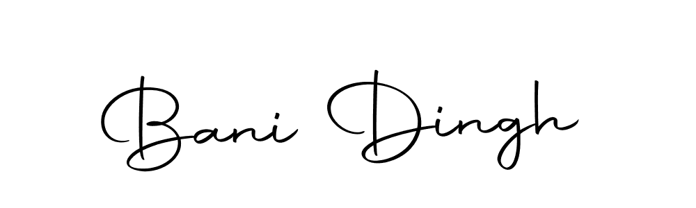 You should practise on your own different ways (Autography-DOLnW) to write your name (Bani Dingh) in signature. don't let someone else do it for you. Bani Dingh signature style 10 images and pictures png