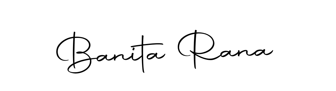 Design your own signature with our free online signature maker. With this signature software, you can create a handwritten (Autography-DOLnW) signature for name Banita Rana. Banita Rana signature style 10 images and pictures png