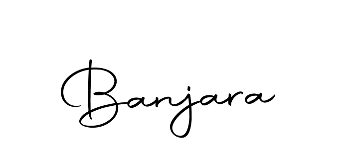 Design your own signature with our free online signature maker. With this signature software, you can create a handwritten (Autography-DOLnW) signature for name Banjara. Banjara signature style 10 images and pictures png