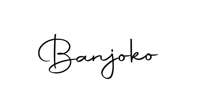 Banjoko stylish signature style. Best Handwritten Sign (Autography-DOLnW) for my name. Handwritten Signature Collection Ideas for my name Banjoko. Banjoko signature style 10 images and pictures png
