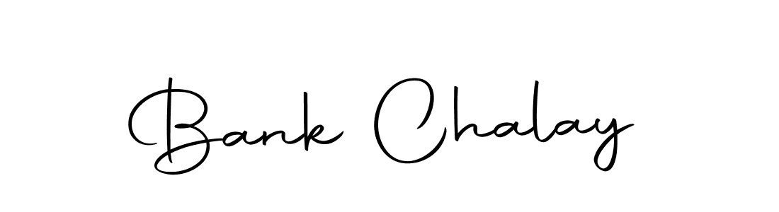 Similarly Autography-DOLnW is the best handwritten signature design. Signature creator online .You can use it as an online autograph creator for name Bank Chalay. Bank Chalay signature style 10 images and pictures png