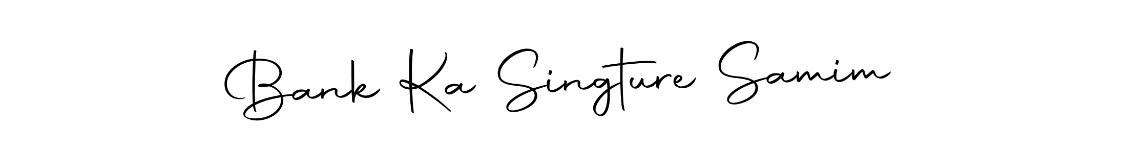 Similarly Autography-DOLnW is the best handwritten signature design. Signature creator online .You can use it as an online autograph creator for name Bank Ka Singture Samim. Bank Ka Singture Samim signature style 10 images and pictures png