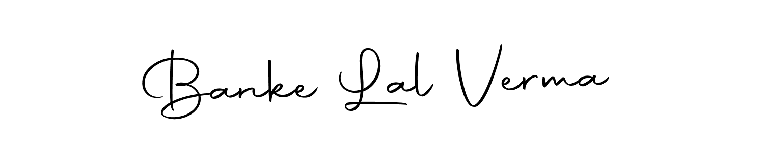 Similarly Autography-DOLnW is the best handwritten signature design. Signature creator online .You can use it as an online autograph creator for name Banke Lal Verma. Banke Lal Verma signature style 10 images and pictures png