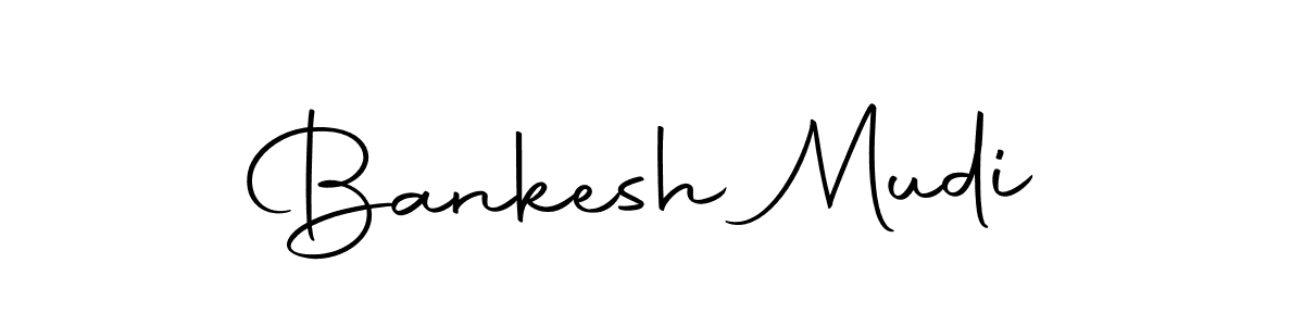 Use a signature maker to create a handwritten signature online. With this signature software, you can design (Autography-DOLnW) your own signature for name Bankesh Mudi. Bankesh Mudi signature style 10 images and pictures png