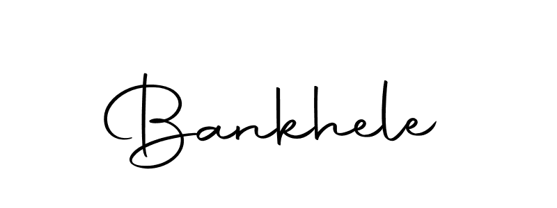 How to make Bankhele signature? Autography-DOLnW is a professional autograph style. Create handwritten signature for Bankhele name. Bankhele signature style 10 images and pictures png