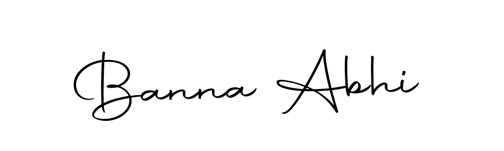 How to make Banna Abhi signature? Autography-DOLnW is a professional autograph style. Create handwritten signature for Banna Abhi name. Banna Abhi signature style 10 images and pictures png