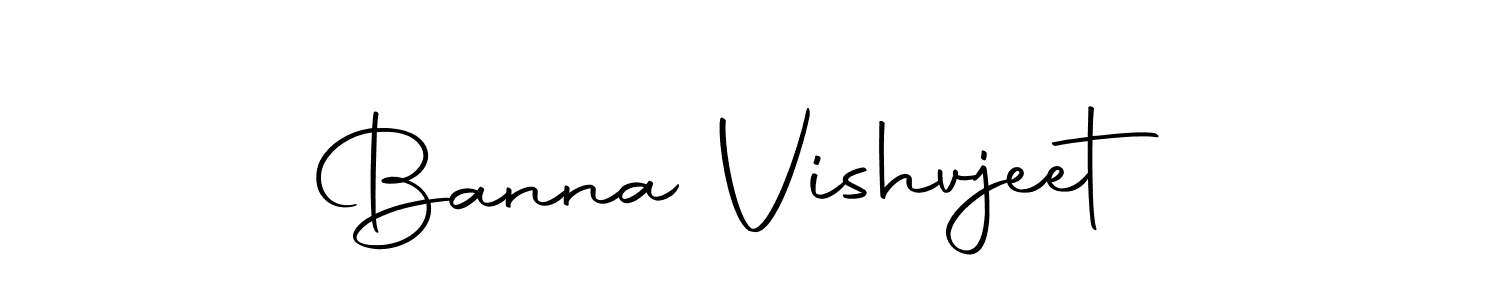 Make a beautiful signature design for name Banna Vishvjeet. With this signature (Autography-DOLnW) style, you can create a handwritten signature for free. Banna Vishvjeet signature style 10 images and pictures png