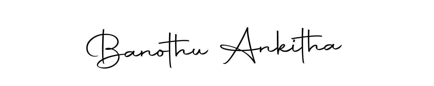 The best way (Autography-DOLnW) to make a short signature is to pick only two or three words in your name. The name Banothu Ankitha include a total of six letters. For converting this name. Banothu Ankitha signature style 10 images and pictures png