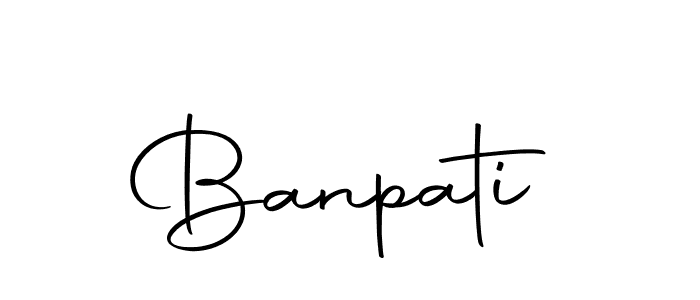 Use a signature maker to create a handwritten signature online. With this signature software, you can design (Autography-DOLnW) your own signature for name Banpati. Banpati signature style 10 images and pictures png