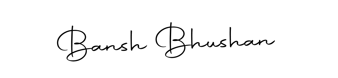 Make a short Bansh Bhushan signature style. Manage your documents anywhere anytime using Autography-DOLnW. Create and add eSignatures, submit forms, share and send files easily. Bansh Bhushan signature style 10 images and pictures png