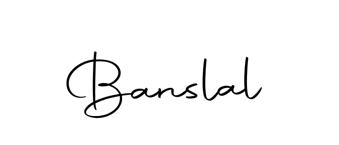 You should practise on your own different ways (Autography-DOLnW) to write your name (Banslal) in signature. don't let someone else do it for you. Banslal signature style 10 images and pictures png