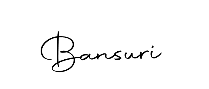 Use a signature maker to create a handwritten signature online. With this signature software, you can design (Autography-DOLnW) your own signature for name Bansuri. Bansuri signature style 10 images and pictures png