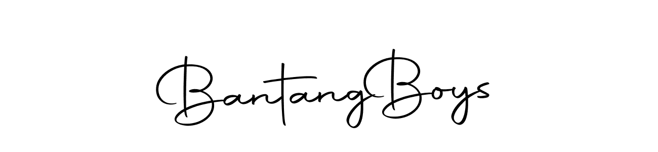 The best way (Autography-DOLnW) to make a short signature is to pick only two or three words in your name. The name Bantang  Boys include a total of six letters. For converting this name. Bantang  Boys signature style 10 images and pictures png