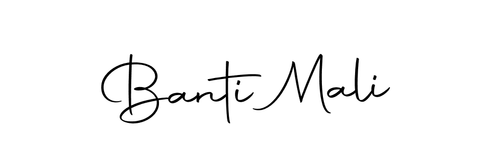 Design your own signature with our free online signature maker. With this signature software, you can create a handwritten (Autography-DOLnW) signature for name Banti Mali. Banti Mali signature style 10 images and pictures png