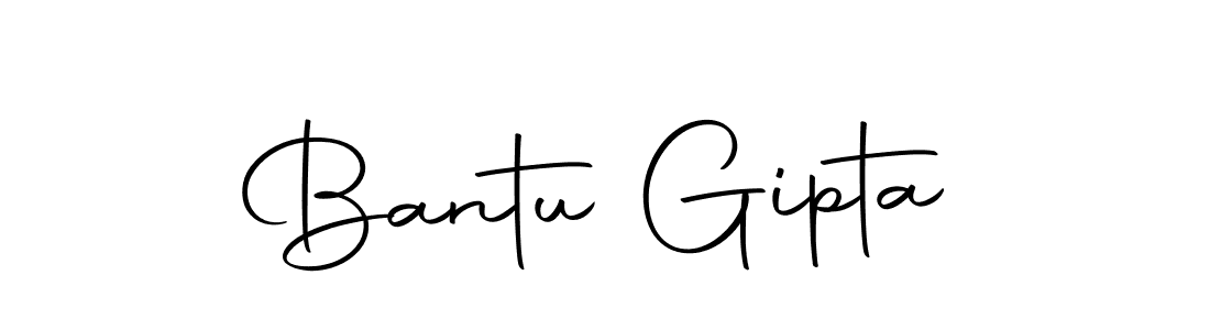 The best way (Autography-DOLnW) to make a short signature is to pick only two or three words in your name. The name Bantu Gipta include a total of six letters. For converting this name. Bantu Gipta signature style 10 images and pictures png