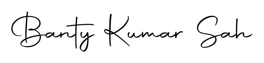 Here are the top professional signature styles for the name Banty Kumar Sah. These are the best autograph styles you can use for your name. Banty Kumar Sah signature style 10 images and pictures png