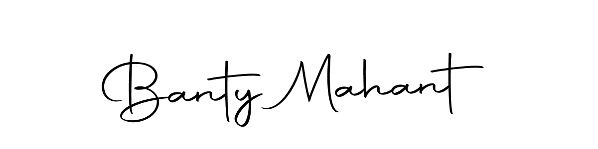 Use a signature maker to create a handwritten signature online. With this signature software, you can design (Autography-DOLnW) your own signature for name Banty Mahant. Banty Mahant signature style 10 images and pictures png