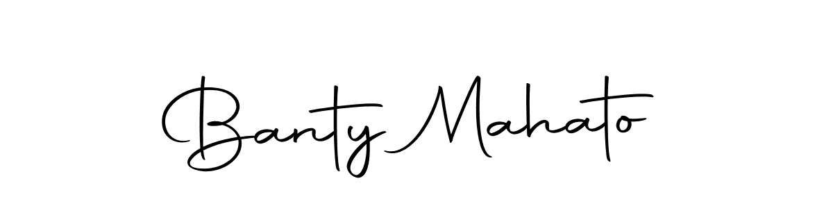 How to make Banty Mahato signature? Autography-DOLnW is a professional autograph style. Create handwritten signature for Banty Mahato name. Banty Mahato signature style 10 images and pictures png