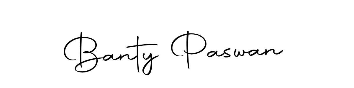 Use a signature maker to create a handwritten signature online. With this signature software, you can design (Autography-DOLnW) your own signature for name Banty Paswan. Banty Paswan signature style 10 images and pictures png