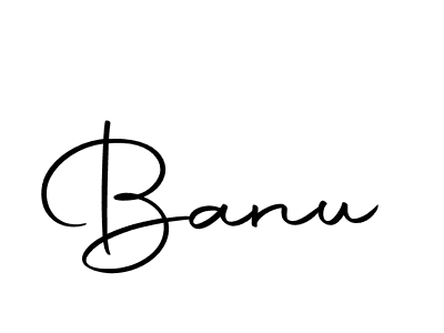 Use a signature maker to create a handwritten signature online. With this signature software, you can design (Autography-DOLnW) your own signature for name Banu. Banu signature style 10 images and pictures png