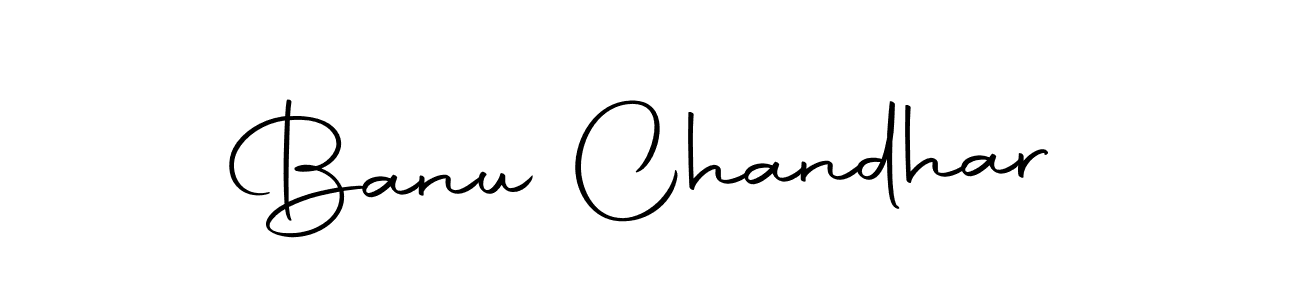 Create a beautiful signature design for name Banu Chandhar. With this signature (Autography-DOLnW) fonts, you can make a handwritten signature for free. Banu Chandhar signature style 10 images and pictures png