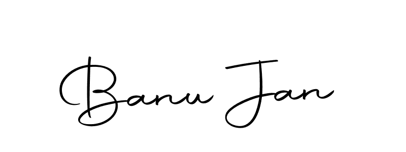 How to make Banu Jan signature? Autography-DOLnW is a professional autograph style. Create handwritten signature for Banu Jan name. Banu Jan signature style 10 images and pictures png
