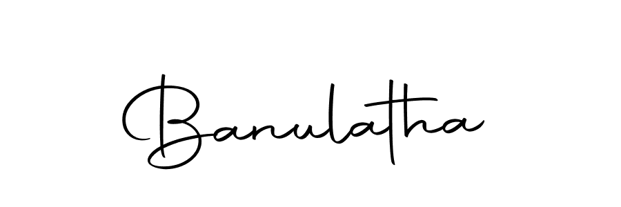 Similarly Autography-DOLnW is the best handwritten signature design. Signature creator online .You can use it as an online autograph creator for name Banulatha. Banulatha signature style 10 images and pictures png