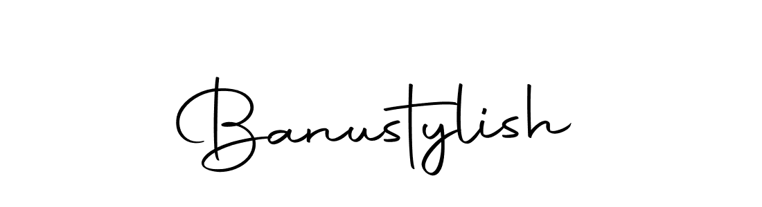 Design your own signature with our free online signature maker. With this signature software, you can create a handwritten (Autography-DOLnW) signature for name Banustylish. Banustylish signature style 10 images and pictures png