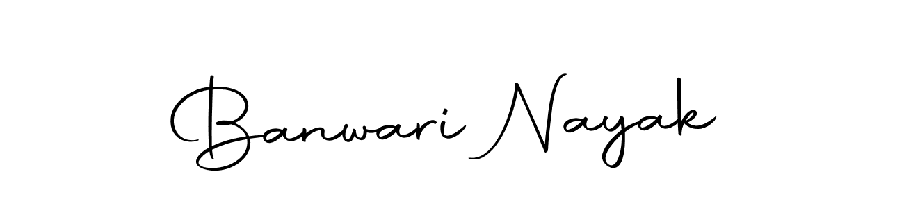 The best way (Autography-DOLnW) to make a short signature is to pick only two or three words in your name. The name Banwari Nayak include a total of six letters. For converting this name. Banwari Nayak signature style 10 images and pictures png