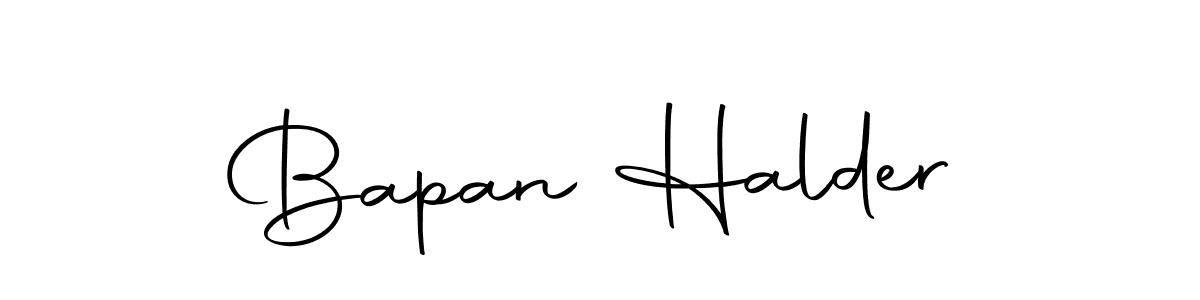 How to make Bapan Halder signature? Autography-DOLnW is a professional autograph style. Create handwritten signature for Bapan Halder name. Bapan Halder signature style 10 images and pictures png
